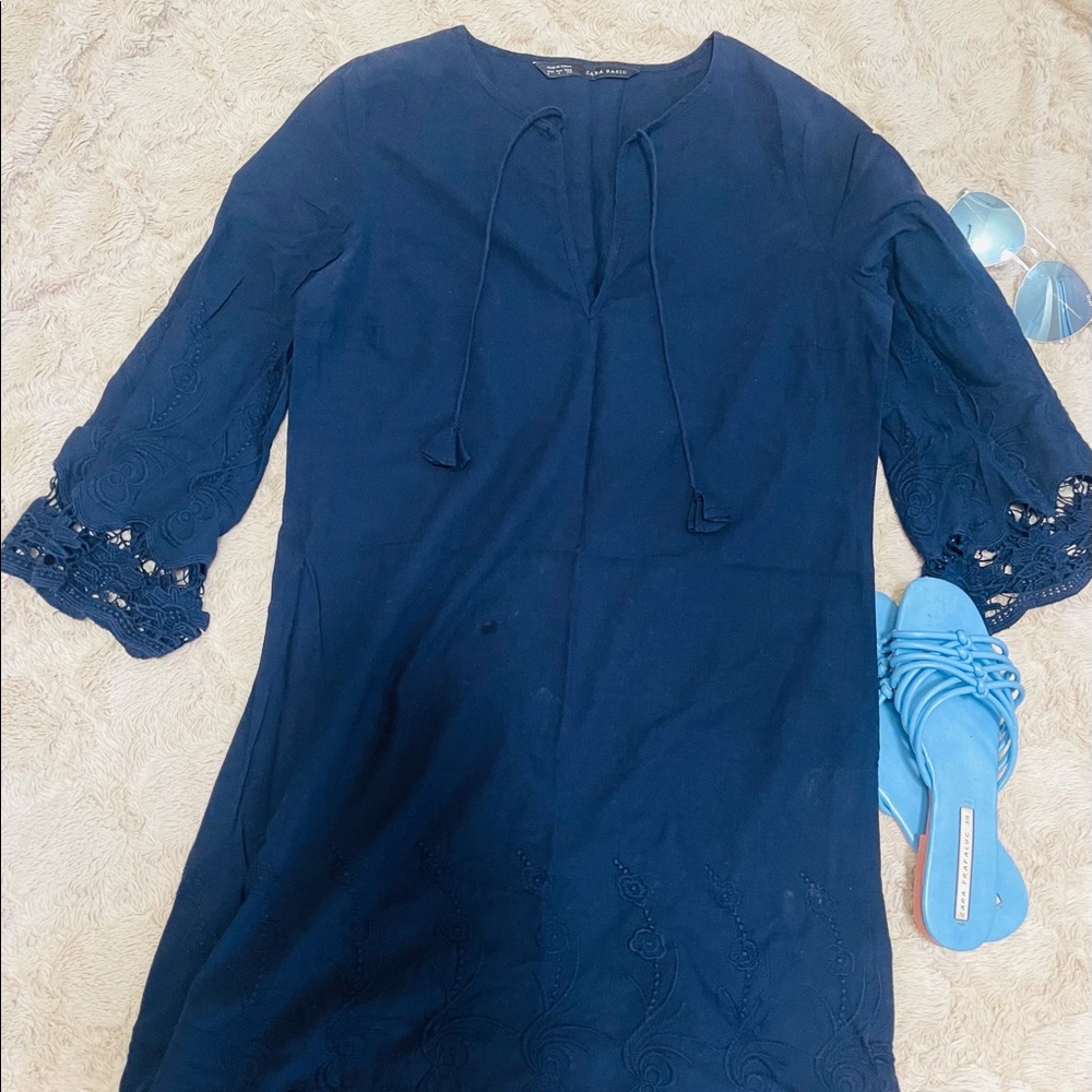 Zara Navy Dress